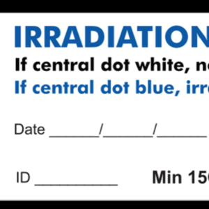 RadTag Blood Irradiation Indicators